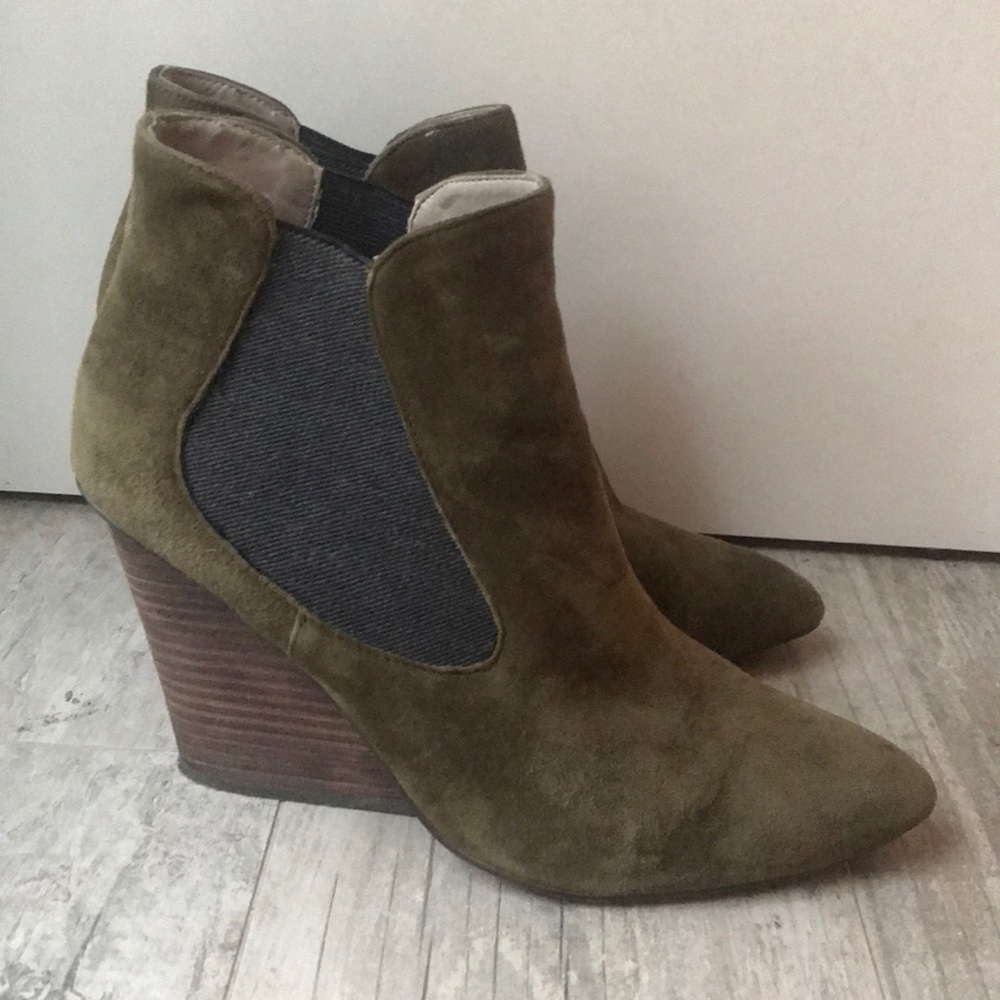 Steven Suede Booties 👢
